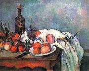 Stilleben mit Zwiebeln Paul Cezanne